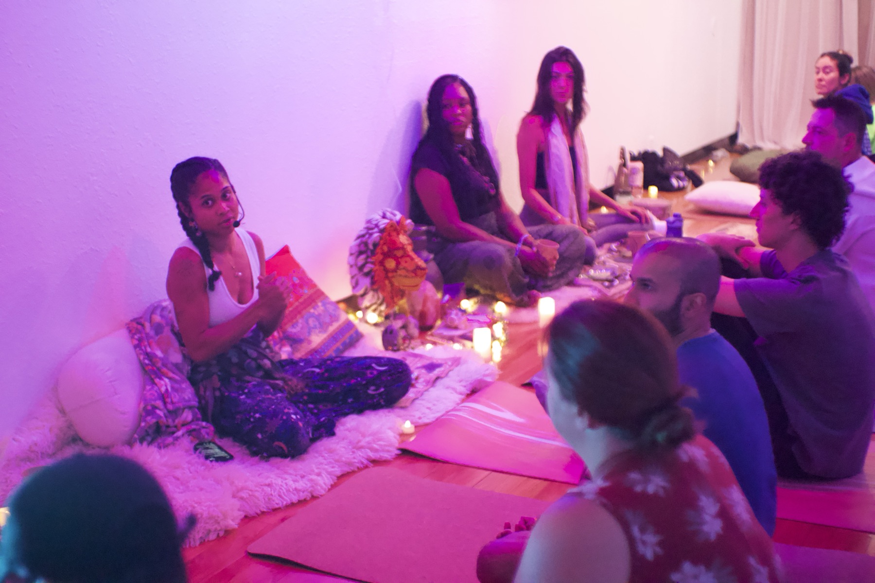 Somatic Dreaming ceremony circle